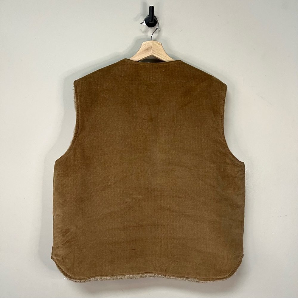 Vtg 80s Sherpa Lined Vest - Picture 7 of 8